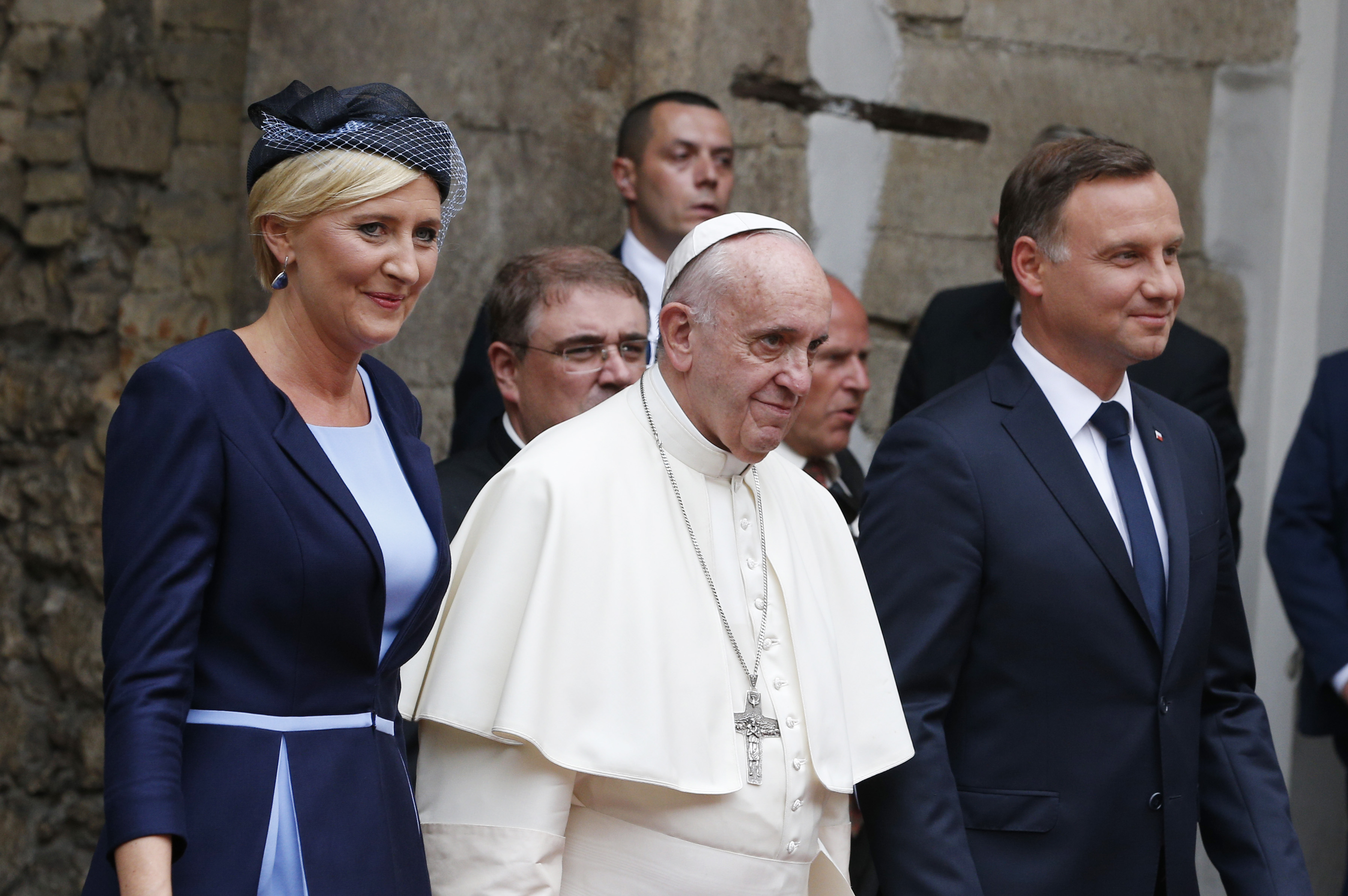 Pope Francis and President Duda