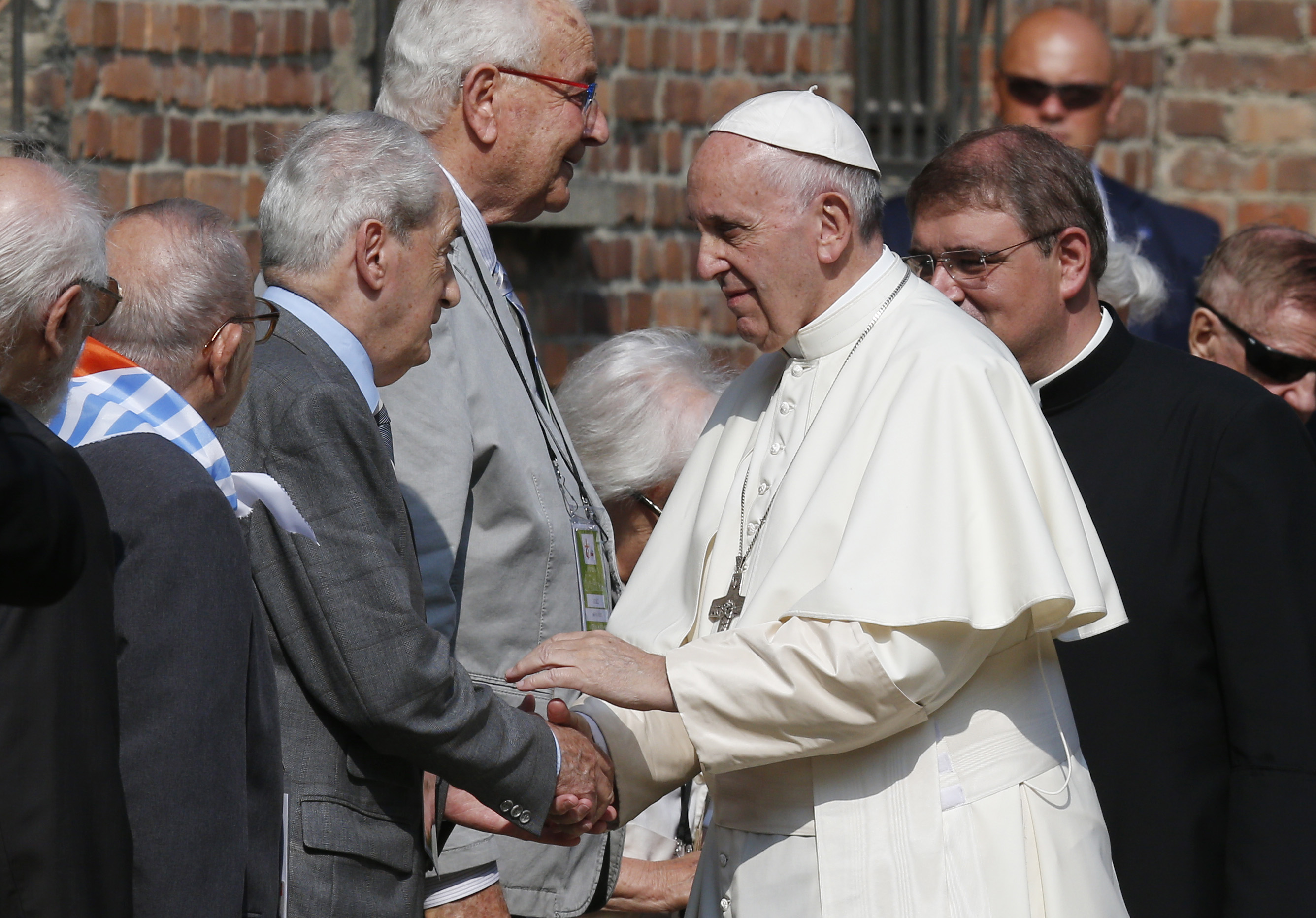 Pope meets survivors