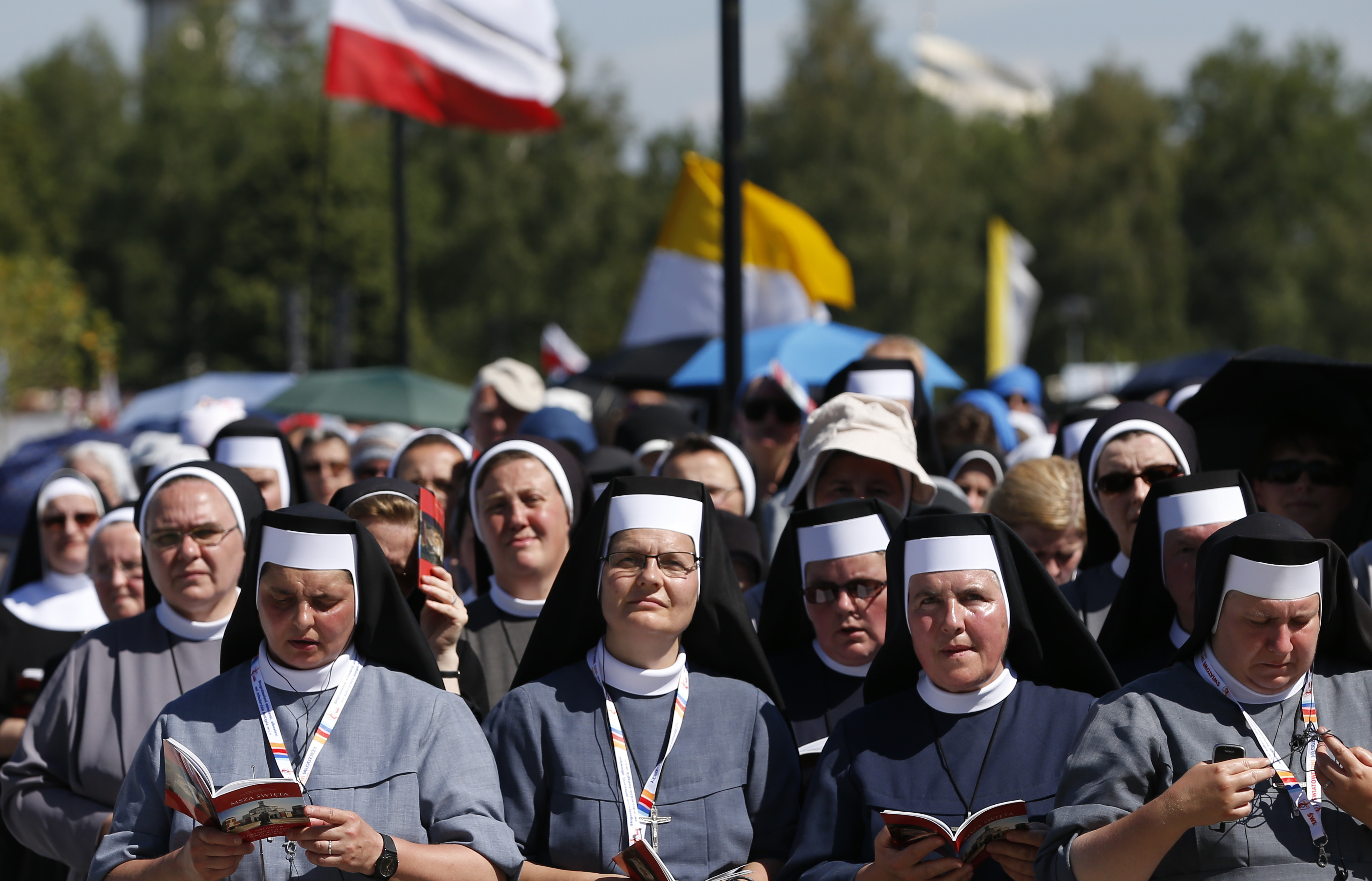 Nuns at St. John Paul II Shrine
