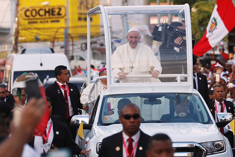 Popemobile in Panama