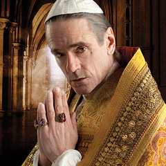 Actor Jeremy Irons portrays Pope Alexander VI in the upcoming TV series 'The Borgias'.