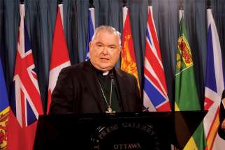 Archbishop Richard Gagnon sees his role as CCCB president to “facilitate the decisions.”